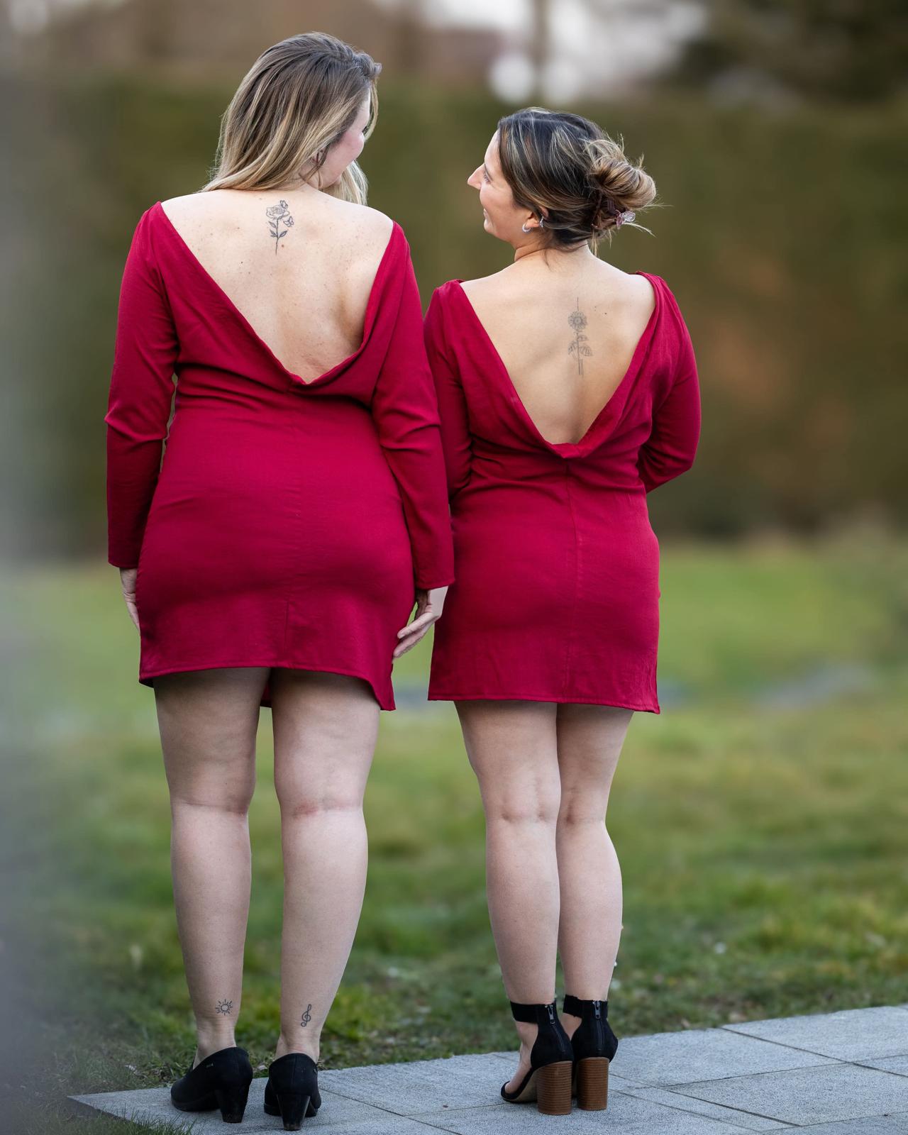 Robe dos nu